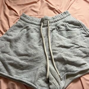 Aerie Light Gray Athletic Shorts